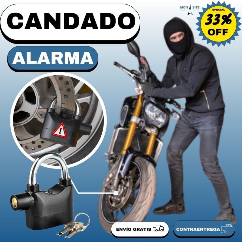 Candado Alarma para Moto