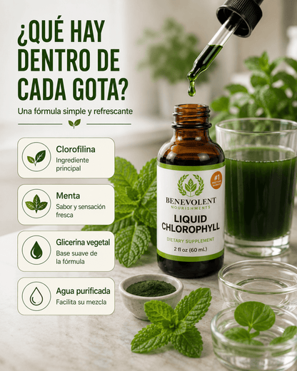 Ayuda a combatir el mal aliento y recupera tu confianza — Clorofila Líquida™