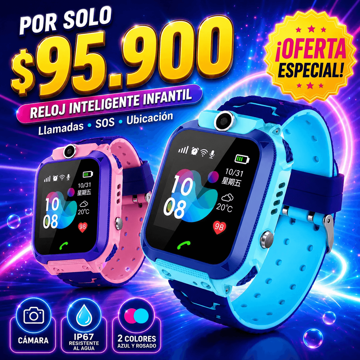 reloj Inteligente GPS para Niños