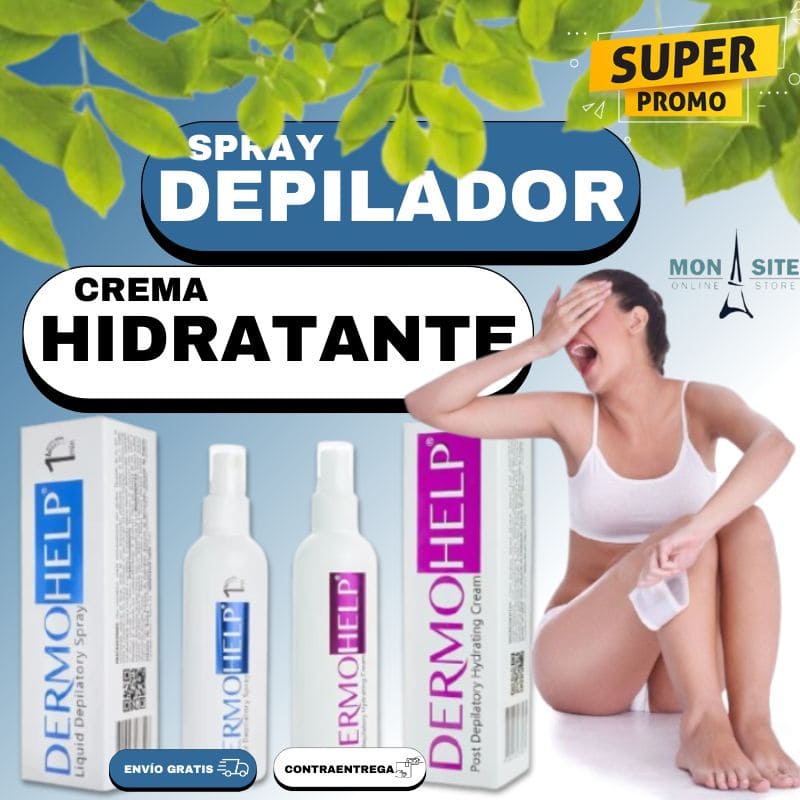 Spray Depilatorio + Crema Hidratante