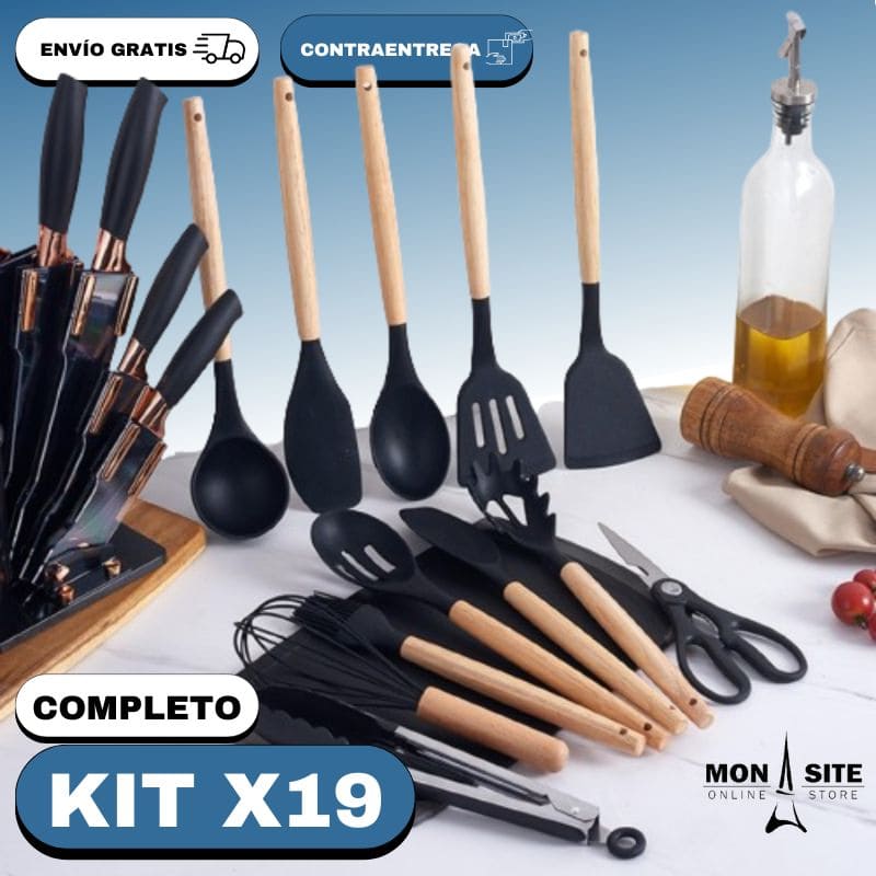 Kit Utensilios Cocina (Silicona)