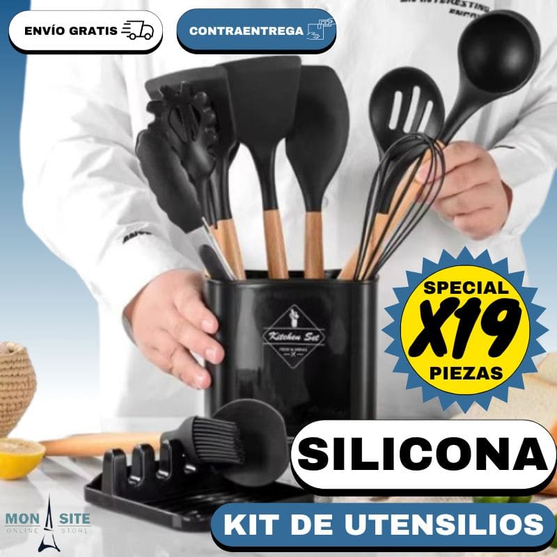 Kit Utensilios Cocina (Silicona)