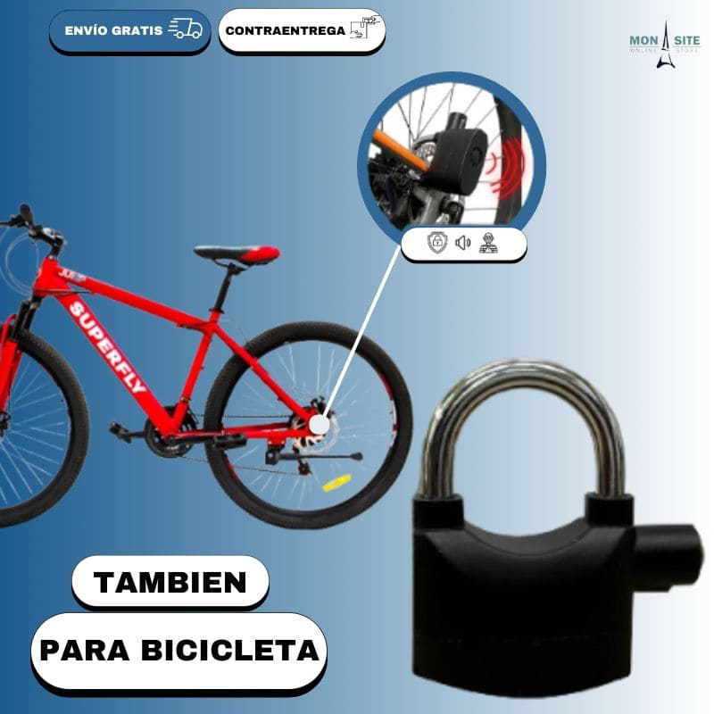 Candado Alarma para Moto