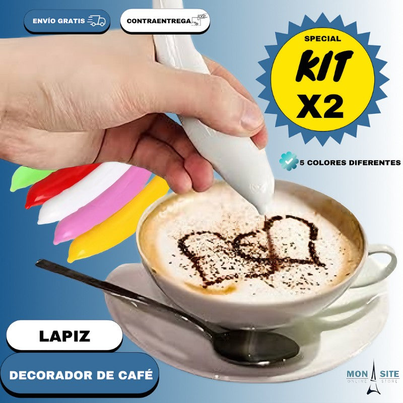 Lapiz Decorador de Cafe