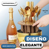 Set de Cubiertos 6 Puestos (Huevo)