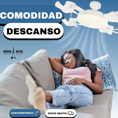 Ventilador Dron Fan Light