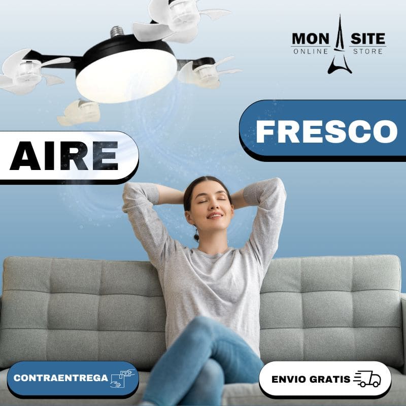 Ventilador Dron Fan Light